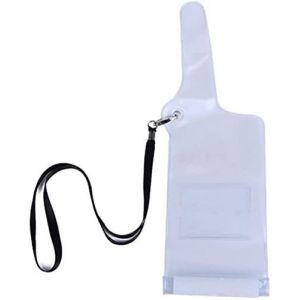 Pack of 5 Waterproof Outdoor Portable Radio Bag Case White Compatible with Motorola Kenwood Midland UV 82 BF 888S UV-5R Walkie Talkie - Neuf