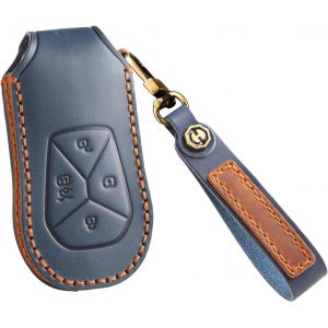 Étui de clé de voiture en cuir adapté pour Xiaopeng pour Xpeng P5 P7 G3 G6 G9 G3i 2019-2023 Protection Étui porte-clés.[H390] - Neuf