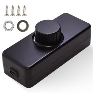 KAL-Variateur Pour Lampes Led : Variateur Led Avec Cordon Variateur, 220-240 Vac/50 Hz, 3-100 W Pour Lampes Led, Variateur D'Intensité Led Silencieux Pour Lampe Halogène Et Ampoules À - Neuf