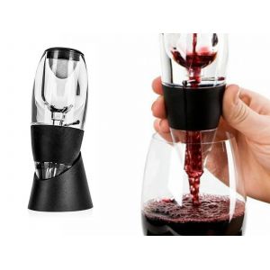 Ensemble Carafe A&eacute;rateur &Agrave; Vin Avec Filtre &Agrave; S&eacute;diments Et Support Anti-Gouttes - Neuf