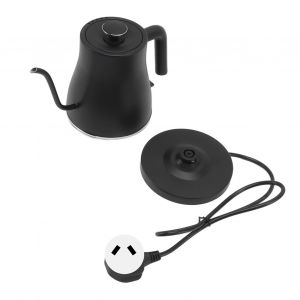 HJLIAN Bouilloire electrique a col de cygne, bouilloire a cafe et the, bouilloire en acier inoxydable, controle precis de la temperature, prise 220-240 V, prise AU - Neuf