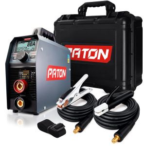 PATON PRO-200 Poste à Souder MMA Kit 3-en-1 – Machine à souder, Soudeur MMA, TIG avec Fonction Pulse – Sortie 200A – Poste à soudage à l&#39;arc, Entrée 230V, Garantie 5 Ans - Neuf