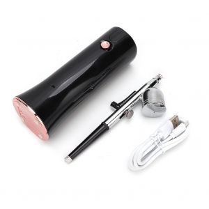 Mini Pulverisateur D'oxygene Portatif, Micro-Nano, Hydratant Pour Le Visage, Rajeunissement De La Peau, Noir - Neuf