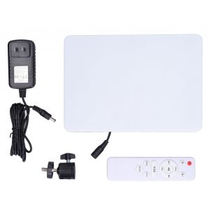 Lumiere de remplissage LED pour photographie, eclairage video RVB colore en plastique et metal pour diffusion en direct, US 100-240 V - Neuf