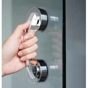 Chenquansarl-Grandes Poignées De Porte Et De Fenêtre En Verre, Portes Coulissantes De Salle De Bain, Armoires, Penderies, Ventouses, Poignées Non Marquantes, Poignées D'absorption Non Poreuses - Neuf