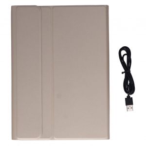 etui pour clavier 11 pouces, retroeclairage amovible, protection contre les chocs, longue duree de vie, clavier sans fil detachable pour joueurs, dore - Neuf