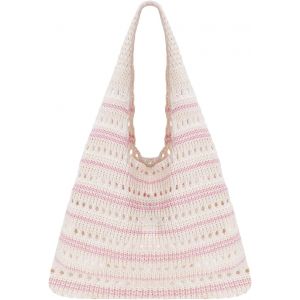 RFCBC-Sac de plage pour femme - Sac à bandoulière en maille pour l'été, le shopping et la vie quotidienne - Neuf