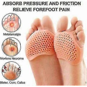 Dm 2 X Gel M&eacute;tatarsien Sore Boule De Pied Douleur Coussins Coussinets Semelles A - Neuf