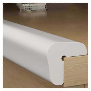 Bandes De S&eacute;curit&eacute; Auto-Adh&eacute;sives En Mousse, &Eacute;paisseur 14 Mm, Pour Prot&eacute;ger Les Bords Des Meubles, Lits, Armoires Et Escaliers, Grises, 2 M / 6,56 Pi - Neuf