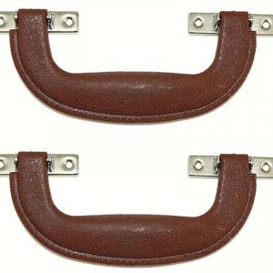 (Brun)1 Pc Vintage Valise En Plastique Poign&eacute;e En Simili Cuir Bagages Manipuler Les Accessoires Tiroir De L'Armoire De Porte, Poign&eacute;e De Transport Sangle De Cabinet Poign&eacute;e De Porte - Neuf