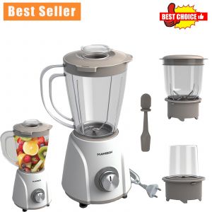 Combinaison m&eacute;langeur / robot culinaire 3 en 1, hachoir &agrave; viande et hachoir &agrave; l&eacute;gumes, Moulin &agrave; &eacute;pices, sans Bpa, syst&egrave;me de cuisine tout - en - un, Lavable au lave - vaisselle - Neuf