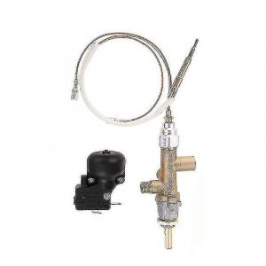 Vanne de commande de chauffage de terrasse &agrave; gaz avec capteur &agrave; thermocouple,interrupteur de d&eacute;charge pour foyer Propane/GPL - Neuf