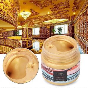 Peinture Acrylique 100ml Pour Les Artistes - Pigment Or Brillant Pour L'art,L'artisanat,La Peinture Et Le Dessin - Neuf