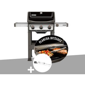Barbecue gaz Spirit II E-310 Plancha + R&ocirc;tissoire - Weber - Neuf