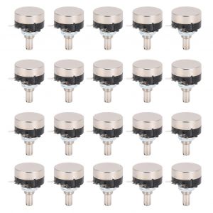 XYONG Kit d'accessoires pour potentiometre a film de carbone, 20 pieces, pour controle de vitesse du moteur, B105 1M - Neuf