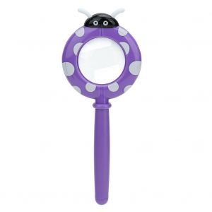 Loupe d'observation d'insectes portable pour enfants, jouet d'exploration de dessin anime (violet) - Neuf
