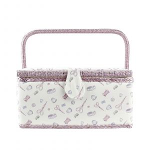 Sac fourre-tout pour couture N&auml;hkasten, sac a main, rangement professionnel, panier de couture pour les passionnes de travaux manuels - Neuf