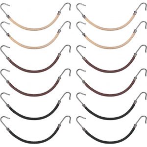 Kalanka-Lot De 15 &Eacute;lastiques &Agrave; Cheveux Pour Queue De Cheval, Noir, Marron Et Blond - Neuf