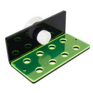 Hjlian Support De Corail Vert Fluorescent A 8 Trous, Double Couche, En Acrylique, Avec Ventouse, Pour Coraux Vivants - Neuf