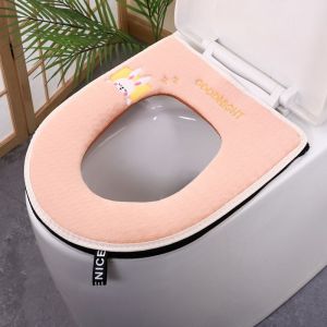 abattant de toilette étanche (lapin rose), universel - Neuf