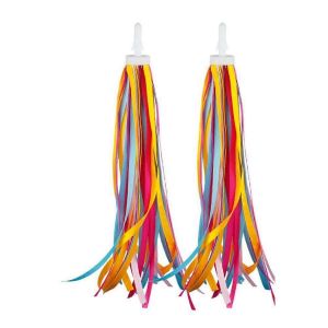 Coloré Vélo Glands Ruban Mode Vélo Guidon Banderoles Drôles Bicyclettes Ornements Pour Enfants Chil - Neuf