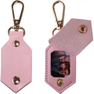 KAL-Porte-Cl&eacute;s Photo En Cuir Personnalis&eacute;s, Porte-Cl&eacute;s Personnalis&eacute; Avec Phot, Porte Clef Personnalisables, Idee Cadeau Pour Couple, Homme, Papa, Parrain, Anniversaire - Neuf