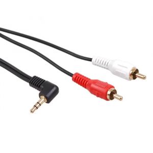 C&acirc;ble Audio - Mctv - 825 - Jack 3.5 mm Coud&eacute; - 2 RCA - 3 m - Neuf