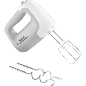 Batteur &eacute;lectrique 450 W stable blanc et gris - Neuf