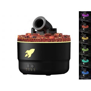 Humidificateur d'aromath&eacute;rapie Volcanic Cannon avec lumi&egrave;res LED - Neuf