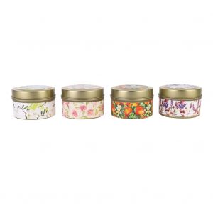 Hjlian Lot De 4 Bougies Parfumees Anti-Stress Pour Decoration De Mariage, Fete, Maison, Aromatherapie - Neuf