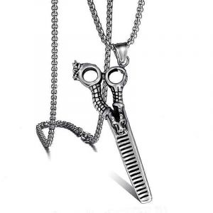 Collier Ornement En Acier Inoxydable Dragon Pendentif En Acier Titane Style Européen Et Américain Pendentif Pour Hommes Accessoires Pendentif - Neuf