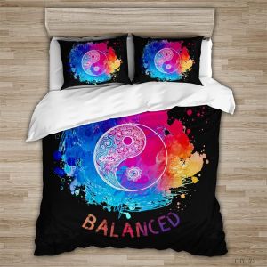 Housse De Couette 200x200 Parure De Lit Queen Size 2 Personnes Avec Housse De Couette Tendance Graffiti Hip Hop En Microfibre Avec 2 Taies D'oreiller - Neuf