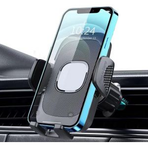 KALANKA-Onyx&reg; Support Voiture t&eacute;l&eacute;phone Rotatif 360&deg;,antid&eacute;rapant,Anti-Vibration, pour Grille d'a&eacute;ration Horizontales, Bouton de d&eacute;verrouillage Rapide Crochet m&eacute;tallique pour iPhone/Samsung/Huawei/Xi - Neuf