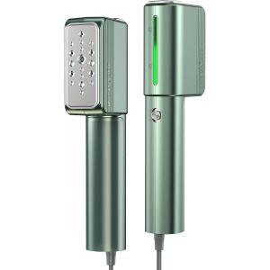 MEVRONISSHOP-D&eacute;froisseur vapeur de voyage, ultra l&eacute;ger et portable, avec (110-240 V), double tension, 1000 W, chauffage rapide 15 secondes, fer &agrave; repasser de voyage 2 en 1 pour v&ecirc;tements, rideaux, ve - Neuf