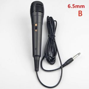 Microphone dynamique filaire professionnel pour karaok&eacute;,micro vocal statique,tube vocal,d&eacute;terminer,KTV,6.35mm - Neuf