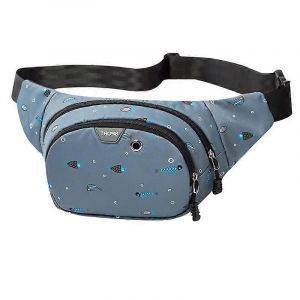 La marche Fanny Pack pour Hommes et Femmes, Réglable Gris sac Bandoulière Exécution de Ceinture à la Taille, Design Léger et Durable - Neuf