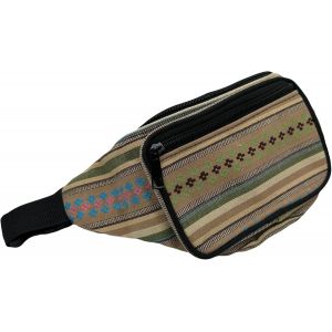 SJZG-Petit Sac Banane Pour Homme Et Femme Sac Banane Lat&eacute;ral De Sport Imperm&eacute;able Pour T&eacute;l&eacute;phone Portable Sac De Taille Tissu Voyage Running Mariconni&egrave;re Crois&eacute;e Festivals Hippie Ethnique Couleurs, V - Neuf