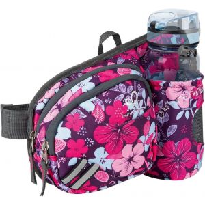 BNHGO-Sac Banane Homme et Femme Sacoche Banane de Sport Ceinture de Course avec Porte Bouteille - Neuf