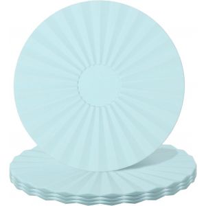 Sjzg-Lot De 4 Dessous De Verre Ronds En Silicone, 10,2 Cm, Dessous De Plat Pour Table De Salle &Agrave; Manger, R&eacute;sistants &Agrave; La Chaleur, Imperm&eacute;ables, R&eacute;sistants &Agrave; L'huile, Pour Table Et Comptoir De - Neuf