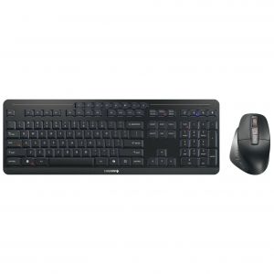 CHERRY Stream desktop ultimate Pack clavier souris maison/bureau USB + RF Wireless + Bluetooth QWERTY Anglais Noir - Neuf