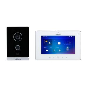 Kit de Vid&eacute;ophone Dahua DHI-KTW01 Noir - DHI-VTO2211G-WP-S2 - Neuf