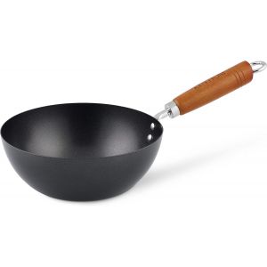 Subzonal-Mini Wok Acier Au Carbone, 20cm, Classic, L&eacute;ger Avec Rev&ecirc;tement Anti-Adh&eacute;sif Double Couche, Ne Passe Pas Au Lave-Vaisselle, Garantie De 2 Ans - Neuf