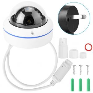 Camera IP dome metallique etanche 720p pour interieur et exterieur, vision nocturne, surveillance de securite, reseau, AU - Neuf