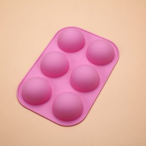 Lot De 4 Moules En Silicone Roses En Forme De Demi-Cercle Pour Glace, Chocolat Et Gelée - Neuf