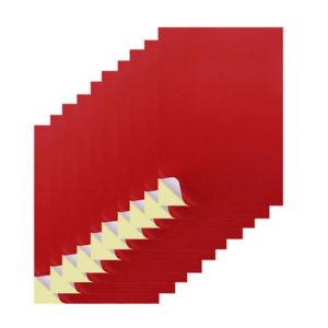 Papier Autocollant A4 - Tiquettes Autocollantes A4 8,27 X 11,69 Pouces Big Red - Neuf
