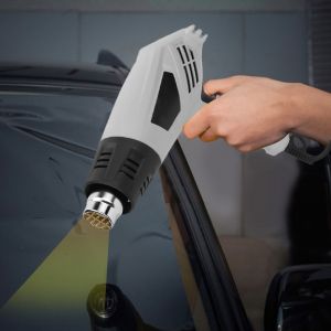Pistolet thermique electrique 2000 W, pistolet a air chaud industriel, temperature reglable, prise UE 220 V - Neuf