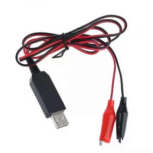 AA AAA Éliminateur de piles USB 5V à 3V Câble à clip abaisseur Ligne de convertisseur de tension fixe pour jouets à télécommande - Neuf