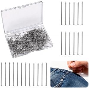 Mevronisshop-Pingle De Couture En Acier Inoxydable &iquest; Lot De 1000 &Eacute;pingles Avec Bo&icirc;te De Rangement, Pour Tissu, Loisirs Cr&eacute;atifs & Projets Diy.Broche.Clous Sans T&ecirc;te - Neuf