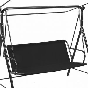 1pcs (138x50x50 Cm, Noir)Housse De Siège De Balancelle, Toile De Balancelle Jardin, Imperméable Couverture De Siège Balançoire, Housse Coupe-Vent, De Rechange Pour Chaise Extérieur - Neuf