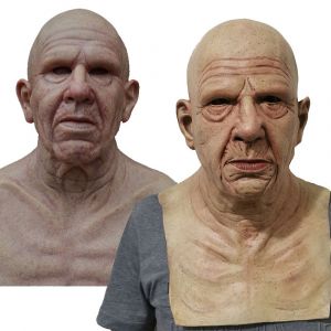 Latex Réaliste Mans Façade Masque Masculin Déguisement Cosplay Fête D'halloween Accessoires¿1¿ - Neuf